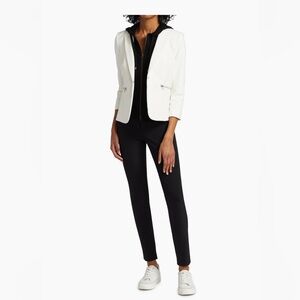 Veronica Beard Black scuba leggings $395 00 nwt